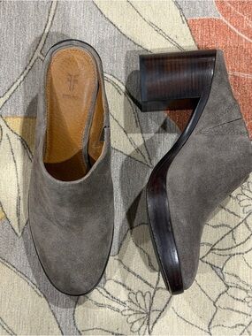Frye Joan Campus Suede Mules